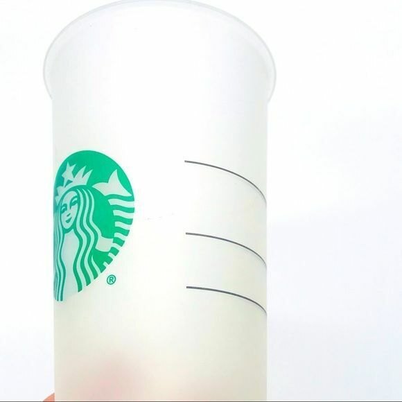 Starbucks Lot of 4 Reusable Plastic Tumbler Cups Dishwasher Safe Collectible - Picture 9 of 13